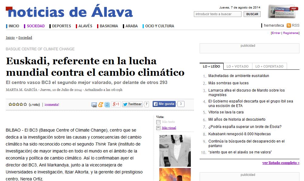 Think tank noticias de alava ii